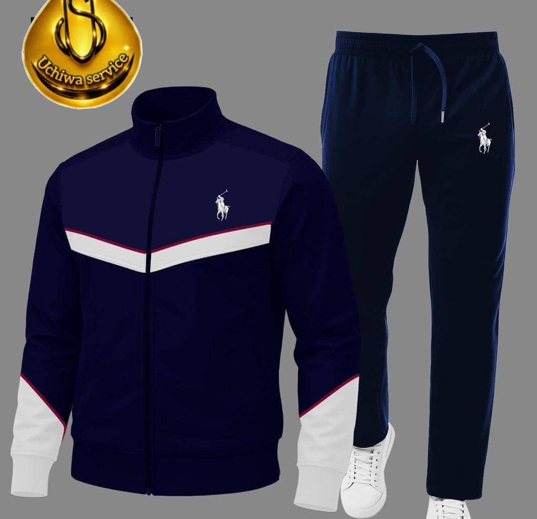 Ensemble survêtement homme - Veste et pantalon avec logo équestre