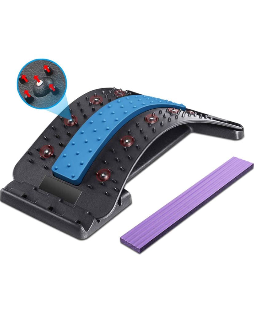 Extenseur de dos avec 4 niveaux de réglage - Appareil de décompression vertébrale