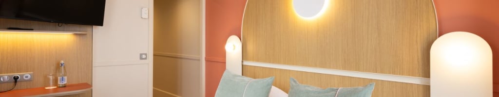 Hôtel Balmoral à Menton - chambre double vue mer - Vacances Bleues