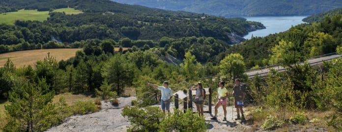 Randonnée autour du lac de Serre-Ponçon