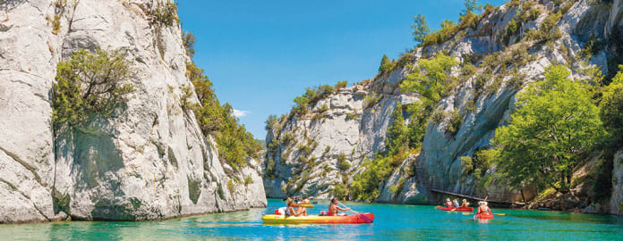 Kayak Gorges du verdon - Chateau Laval - Vacances Bleues