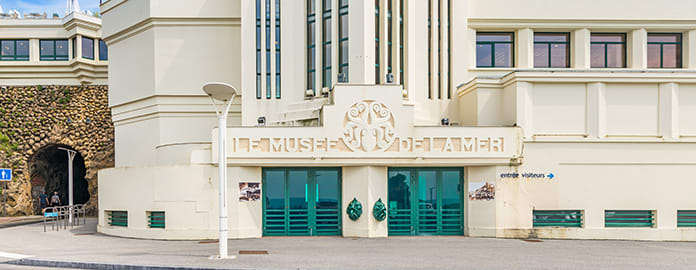 Entrée de l'aquarium - Biarritz - Vacances Beleues