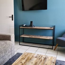 Club Horizons du Lac - Serre Poncon -  nouvelle chambre familiale - coin salon - vacances bleues