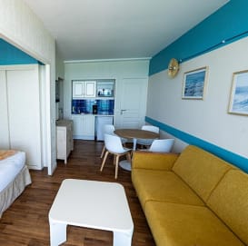 kitchenette équipée au grand large a biarritz