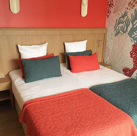 chambre double - hotel jardins atlantique