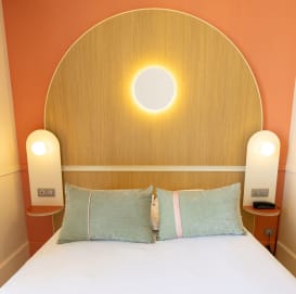 Hôtel Balmoral à Menton - chambre invividuelle avec balcon vue mer