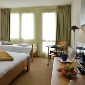 Vue d'ensemble Chambre confort 3 personnes, côté pistes