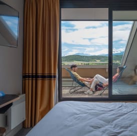 Terrasse chambre double club Horizons du Lac - Vacances Bleues