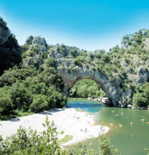 Kayak dans les gorges
