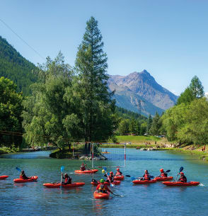 canoe a la montagne