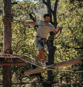 Accrobranche - Domaine de Château Laval - Vacances Bleues