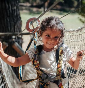 Accrobranche enfants - Domaine de Château Laval - Vacances Bleues