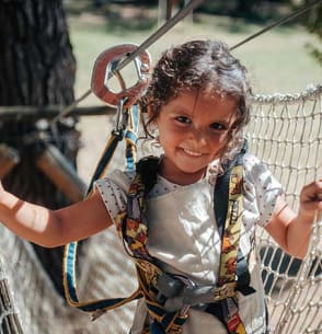 Accrobranche enfants - Domaine de Château Laval - Vacances Bleues