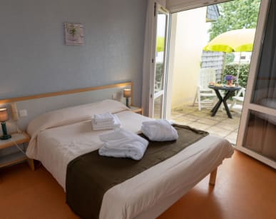 Erdeven- Vacances Bleues- chambre du club keravel