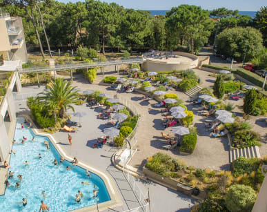 hotel avec  piscine - jardins atlantique