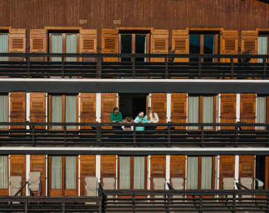 Les balcons des Chalets du Prariand