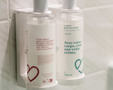 Détail salle de bain - Chambre - Hôtel Villa Marlioz - Aix-les-Bains