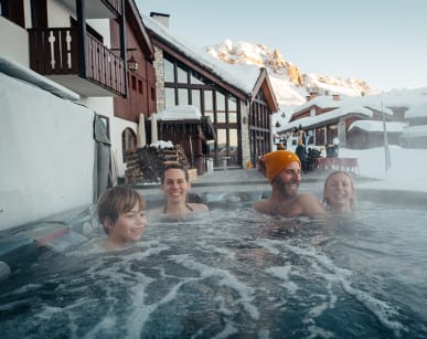 Bain à remous de Belle Plagne***
