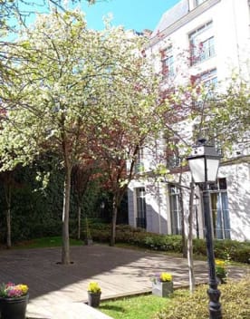 hotel avec jardin paris