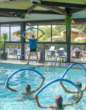 Aquagym dans la piscine des Horizons du Lac