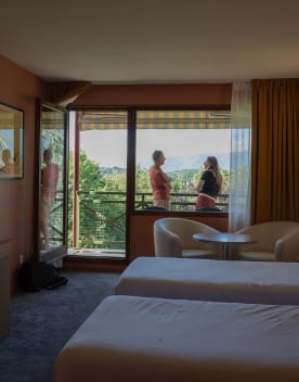 Chambre 4 personnes de l'hôtel spa Villa Marlioz - Aix-les Bains - Vacances Bleues