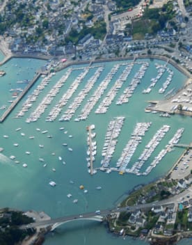 Vue aérienne du port de la Trinité sur mer - Club*** Keravel - Erdeven