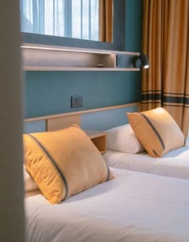 Chambre 2 Lits simples oreillers - Les Horizons du Lac - Vacances Bleues