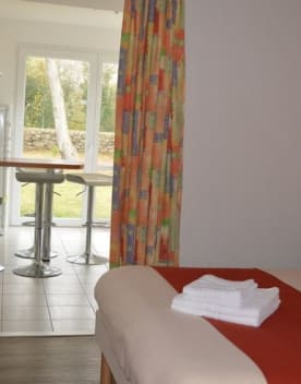 Appartement lit double serviette table haute - Keravel - Vacances Bleues