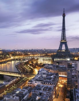 Bord de Seine te Tour Eiffel de nuit - Vacances Bleues