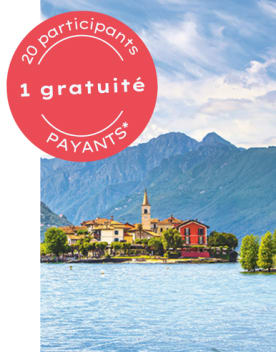 séjour lac majeur 1 gratuité 20 payants