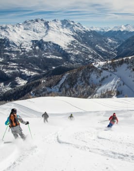 Sortie ski au domaine du Karellis