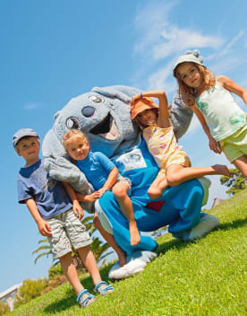 Bloubi, la mascotte des Clubs Vacances Bleues