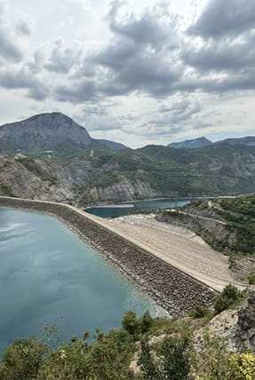 Barrage de serre poncon - hautes alpes