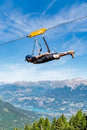 Tyrolienne Les Orres - Hautes Alpes