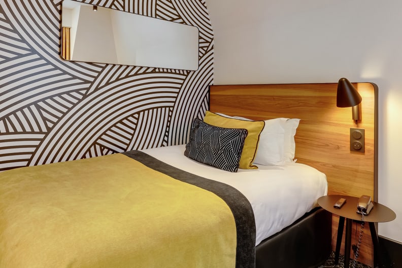 Chambre individuelle de l'hôtel Villa Modigliani - Paris - Vacances Bleues