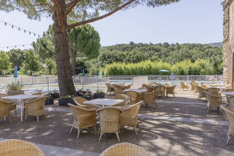 Castel Luberon terrasse