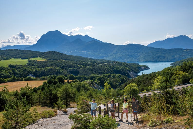 What a nice view from the club les Horizons du Lac !