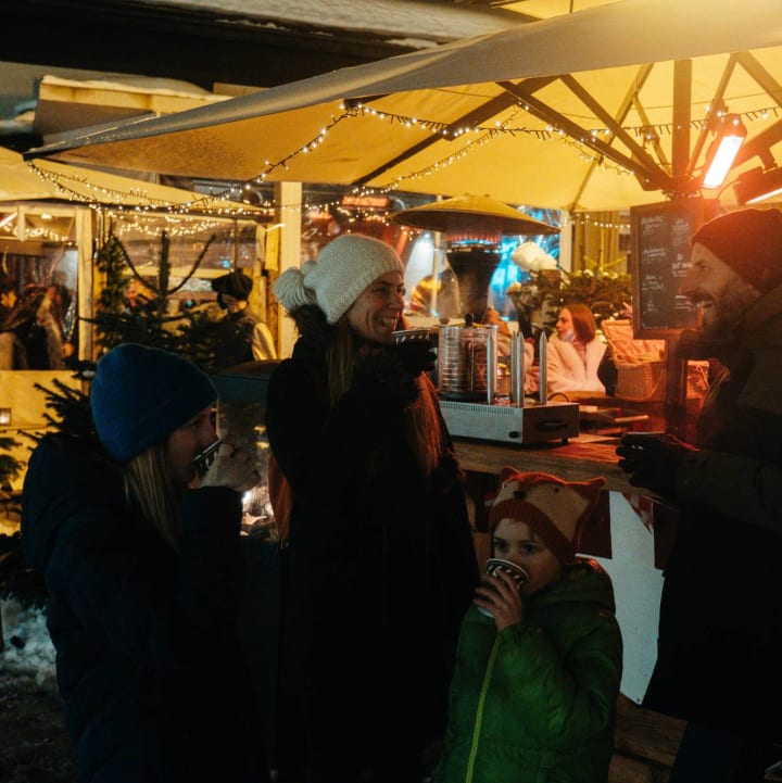 The end of year celebrations in Megève