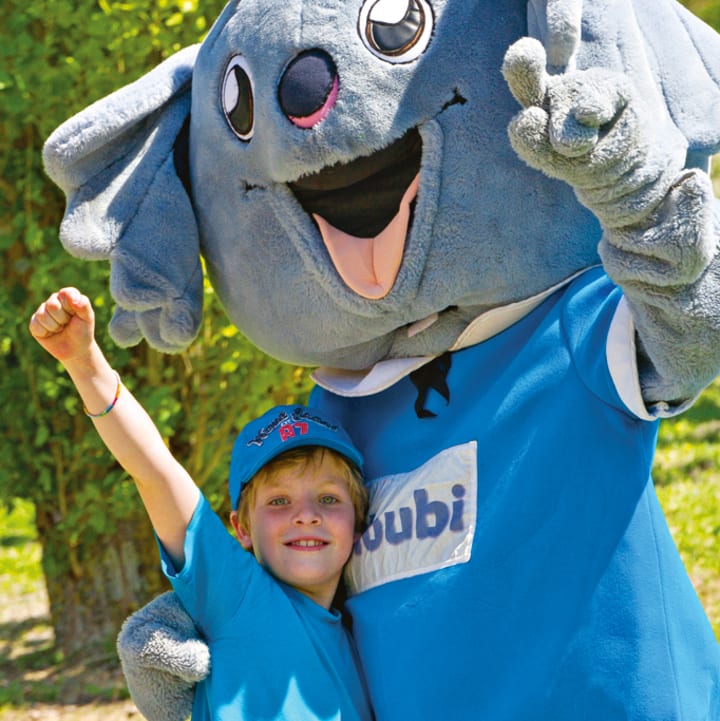 Bloubi, the Vacances Bleues mascot