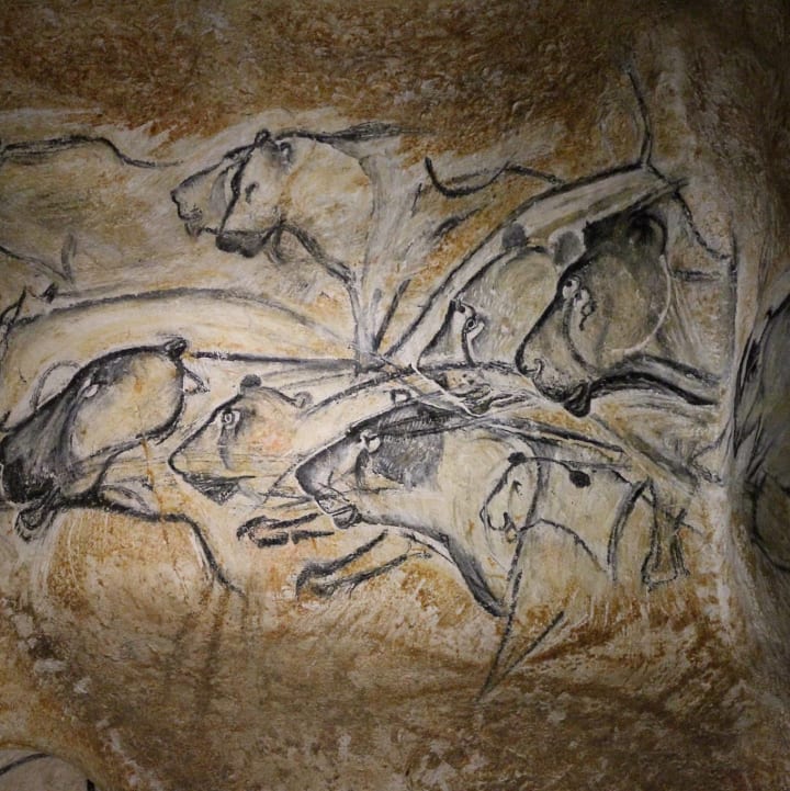 Lou Castel - fresque grotte de chauvet 2 - Vacances bleues