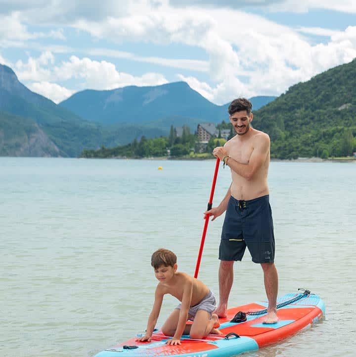 Activités nautiques - lac de serre ponçon - paddle
