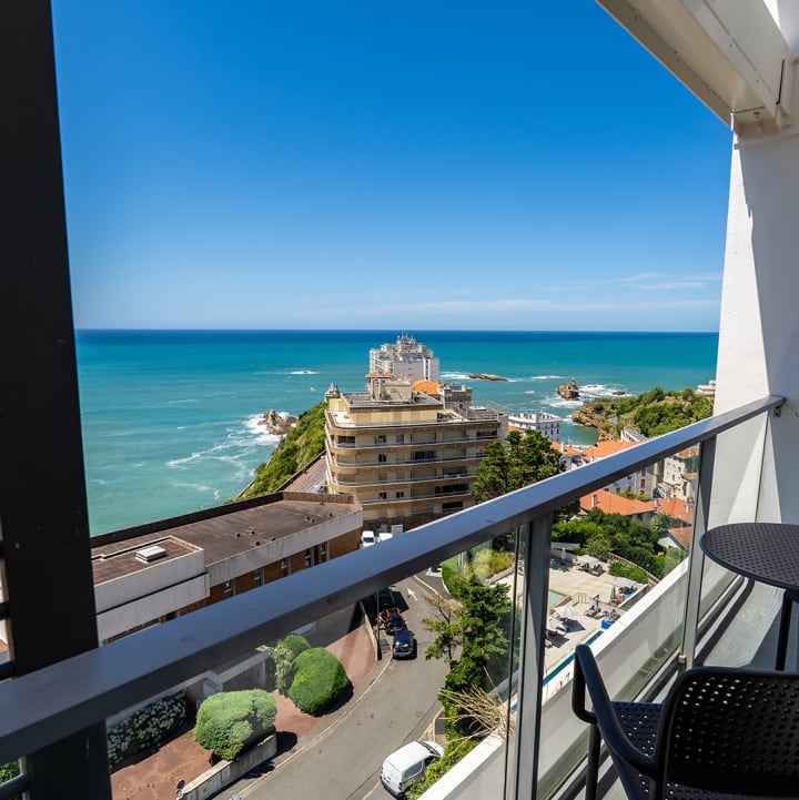Vue depuis un appartement de la résidence Le Grand Large - Biarritz