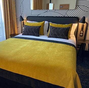 Chambre renovée de l'hôtel Villa Modigliani - Paris