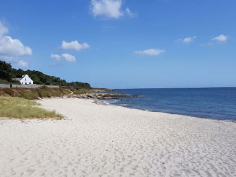 plage de Kermor &agrave; Combrit - top 5 des plages en Bretagne