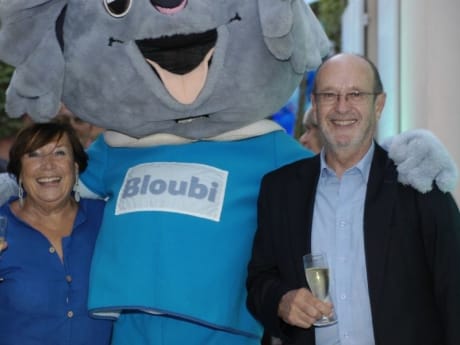 Hélène Arnaud Rouèche avec Bloubi - Vacances Bleues