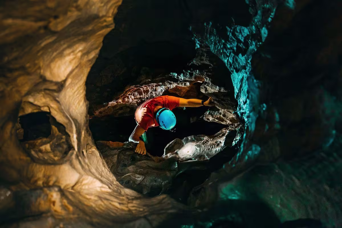 Caving in Costa Rica image 1988