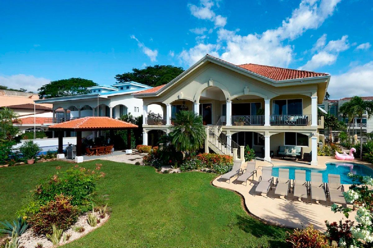 Casa Royal is an elegant beach house that steps from the ocean.