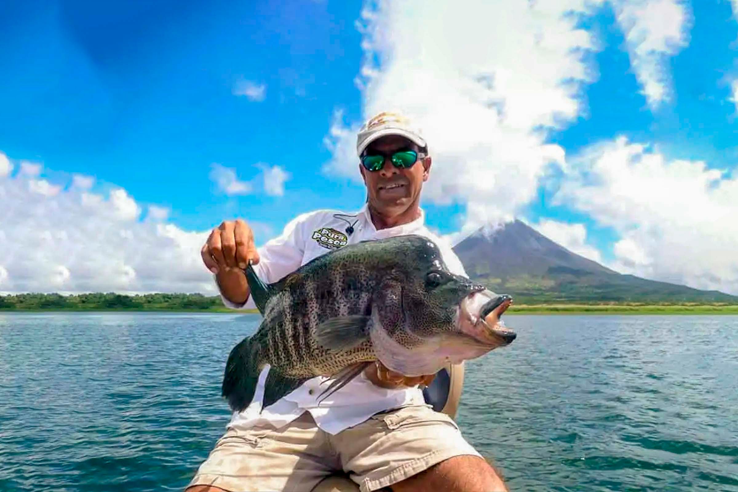 Rainbow Bass Fishing in Costa Rica