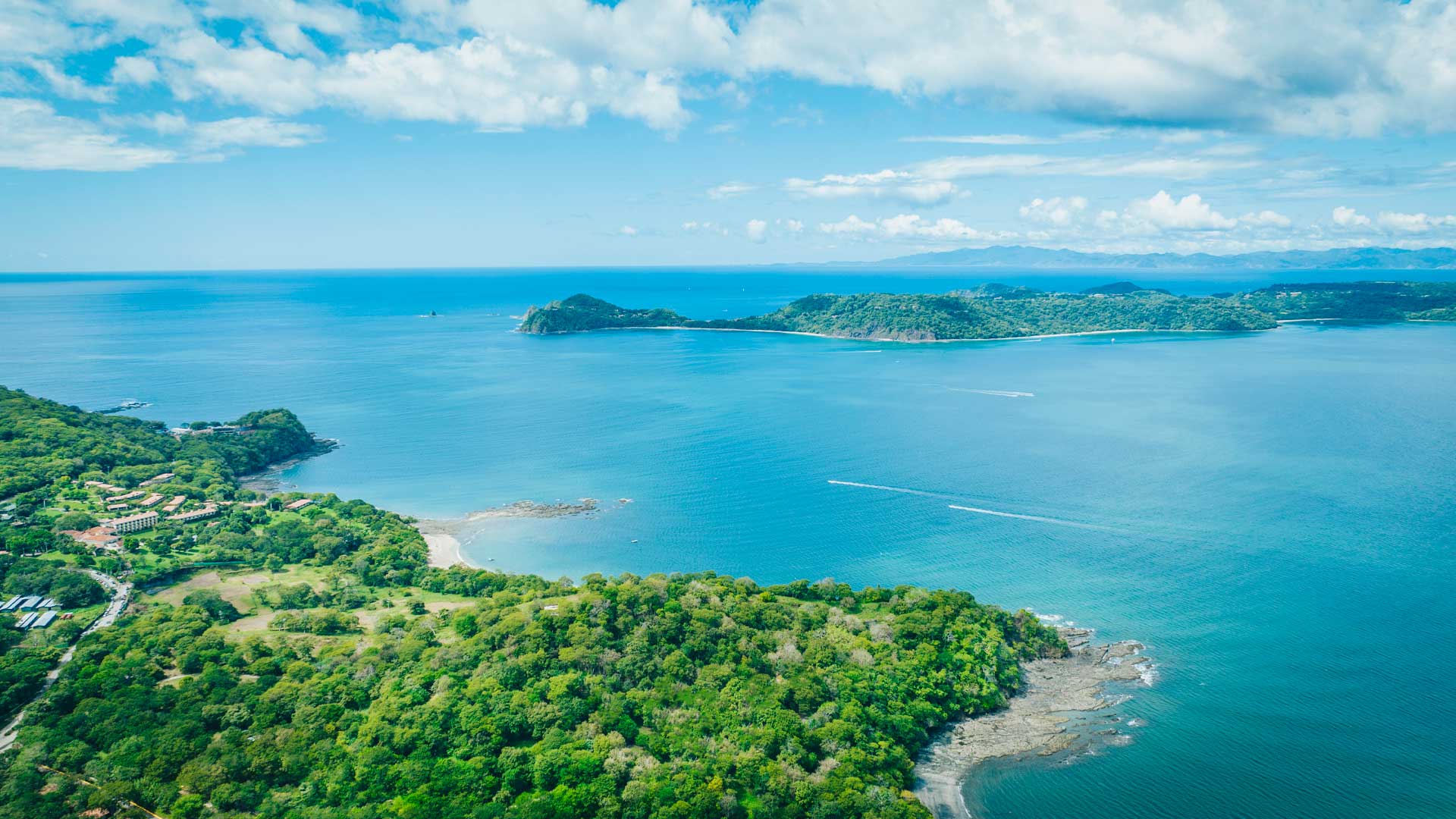 Aerial View of Papagayo Bay