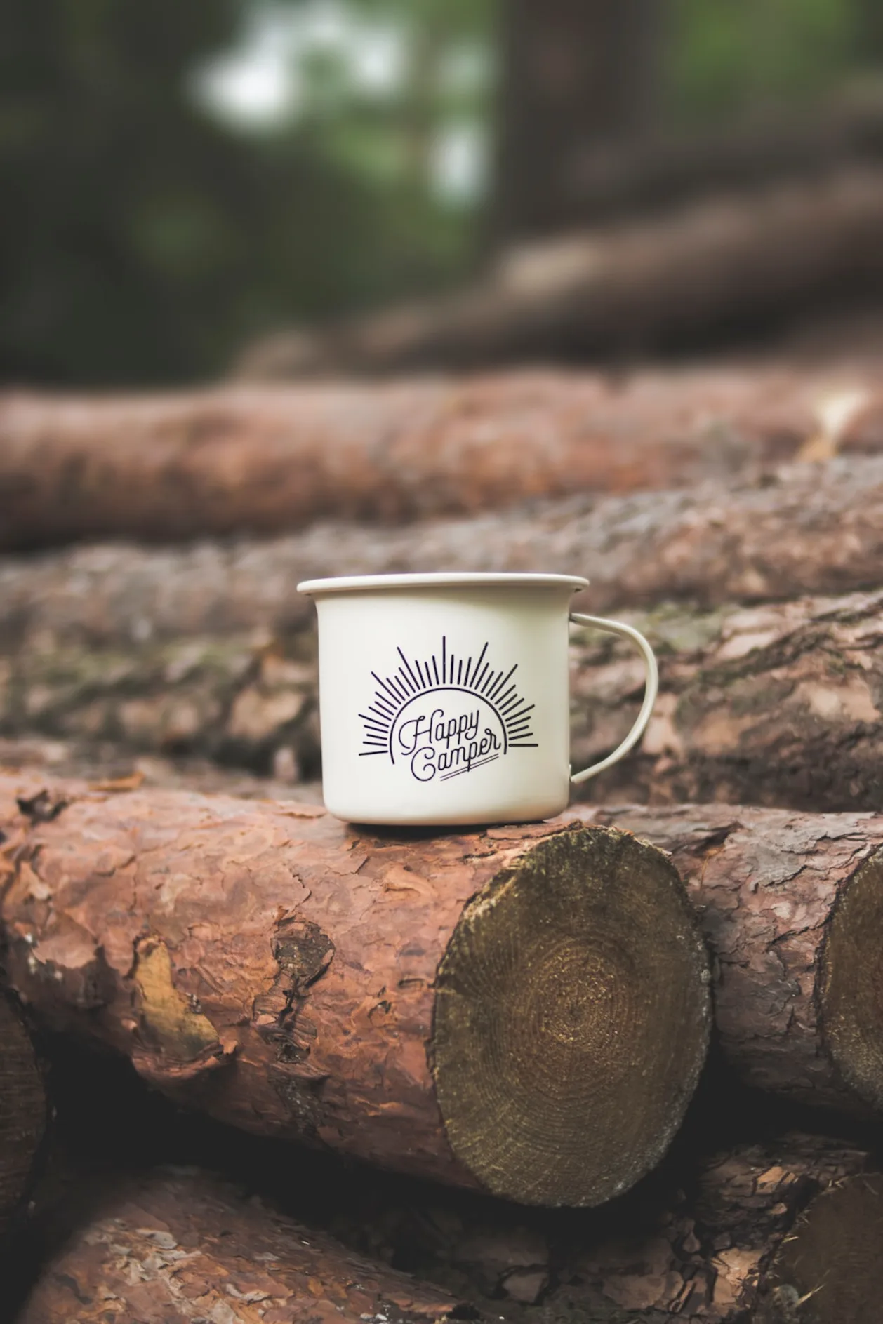 happy camper mug